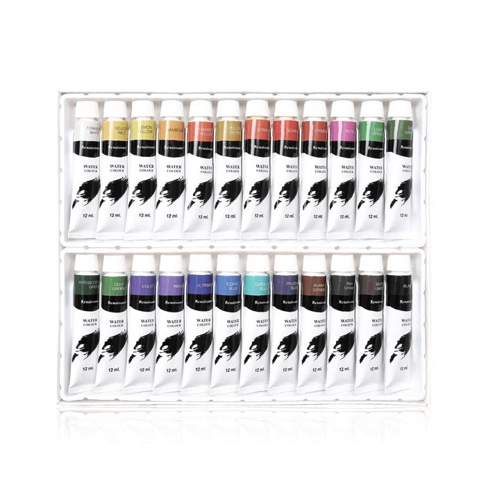 ชุดสีน้ำ RENAISSANCE บรรจุหลอดละ 12 ML จำนวน 24 สี_1